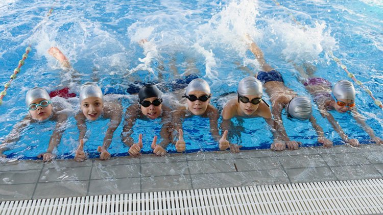 Skupinové lekce plavání